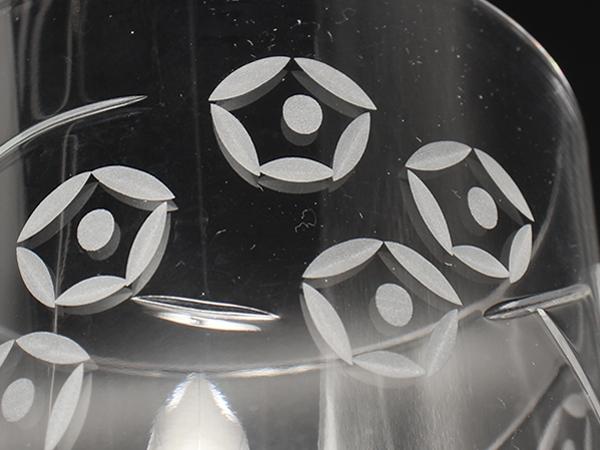 美品 TIFFANY&Co. グラス タンブラー 2点セット ペア 花柄 ティファニー