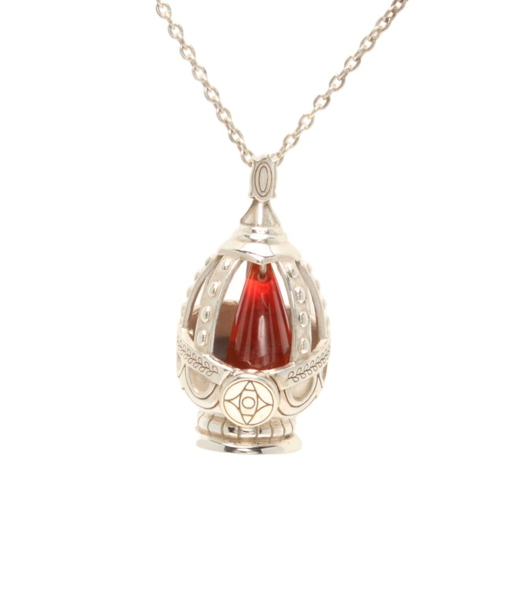 おみど様✴︎レッドヘマタイト✴︎コッパーアマゾナイト✴︎マクラメネックレス ネックレス SV925 ソウルジェム 佐倉杏子 レディース 魔法少女まどか