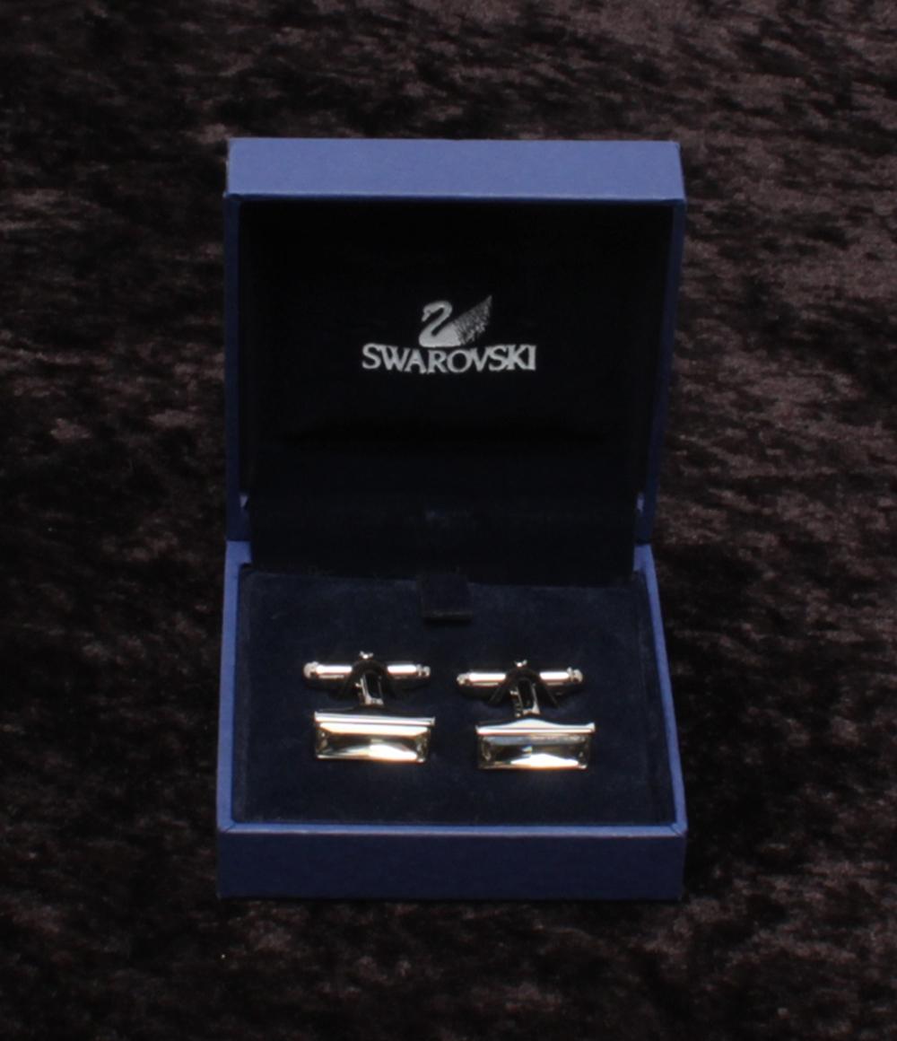 美品 SWAROVSKI カフス レディース スワロフスキー