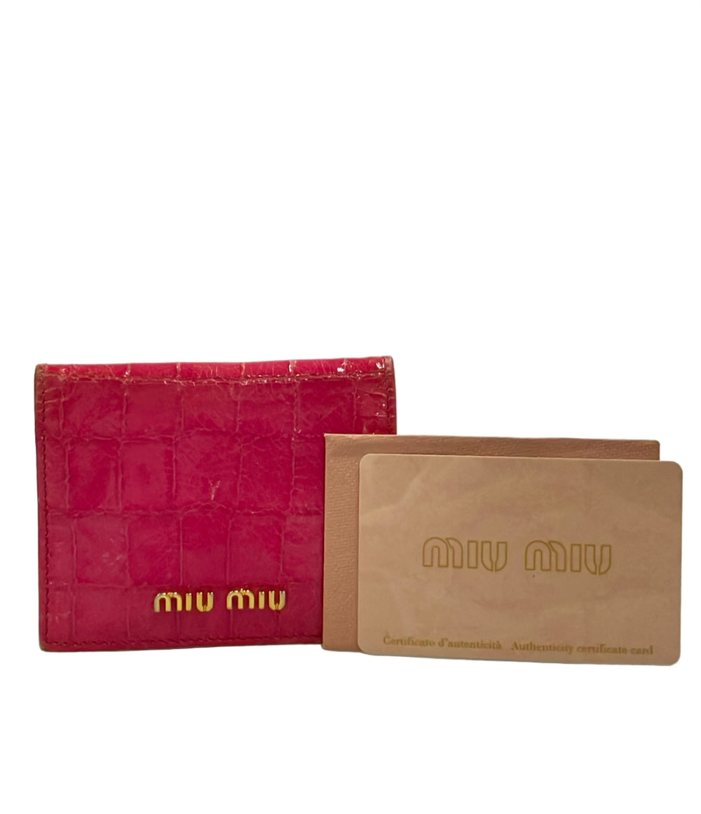 MIUMIU カードケース パスケース レディース ミュウミュウ