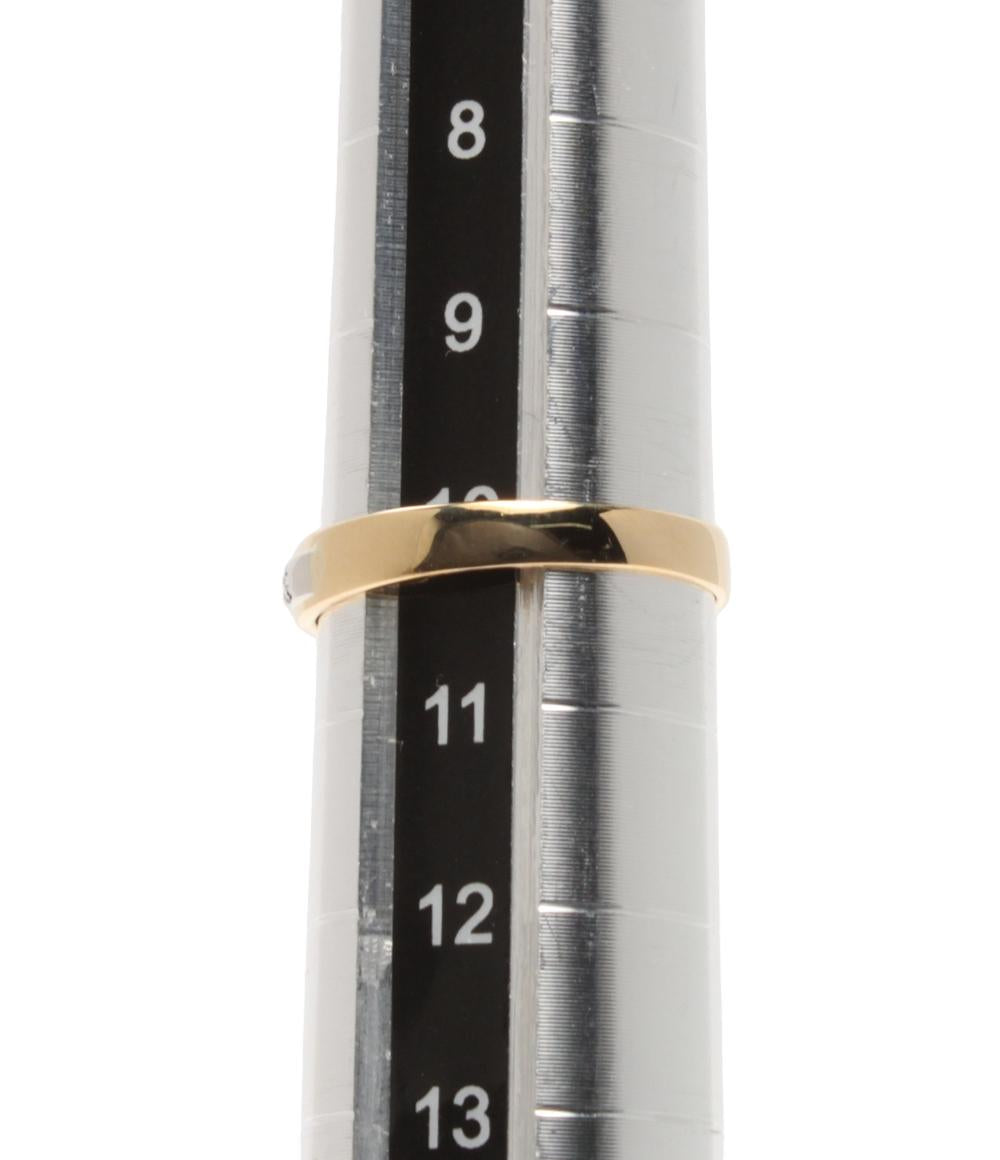 美品 リング 指輪 K18 Pt900 ダイヤ 0.12ct レディース SIZE 10号