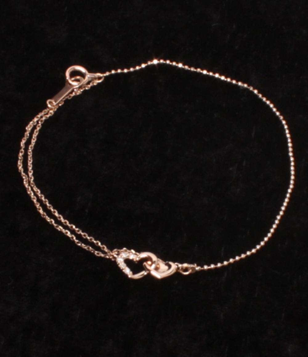 美品 ヨンドシー ブレスレット K10 ダイヤ レディース 4