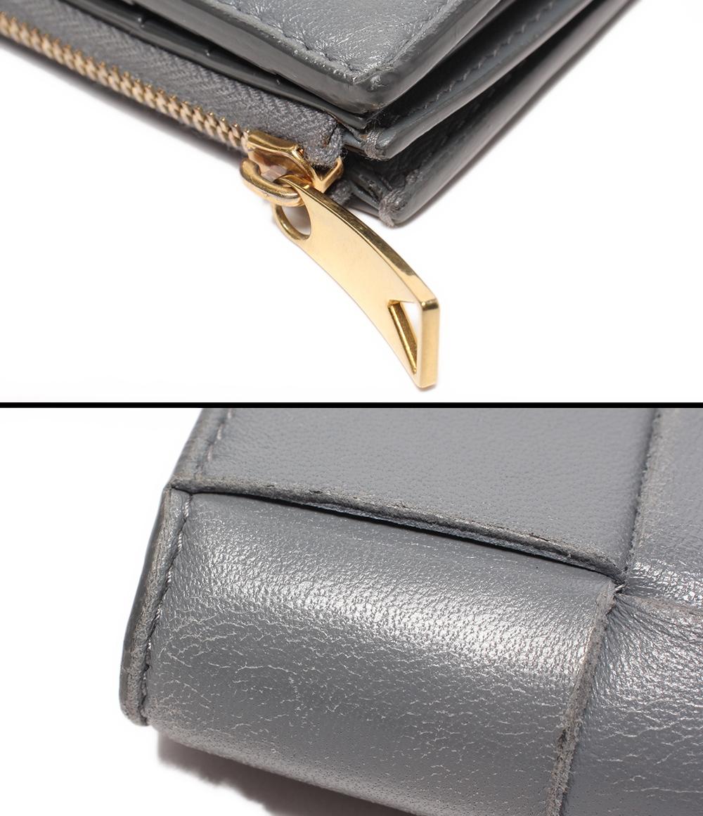 ボッテガ・ヴェネタ 二つ折り財布 マキシイントレチャート レディース BOTTEGA VENETA