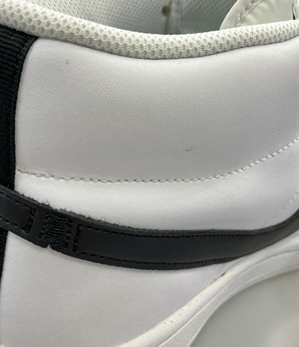 美品 NIKE ミドルカットスニーカー コート ロイヤル 2 MID CQ9179-100 メンズ SIZE 26.5 (M) ナイキ