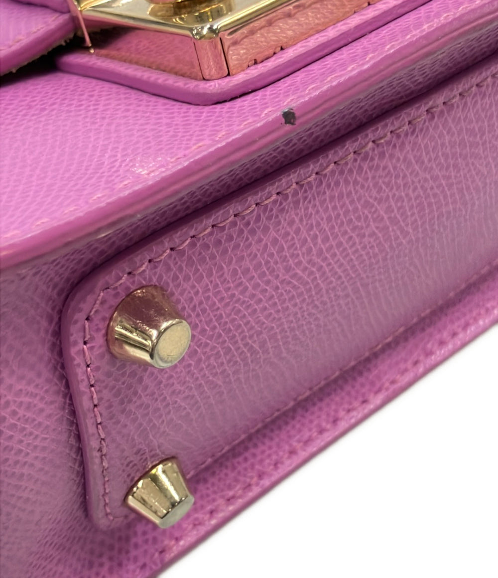 美品 Furla ショルダーバッグ 斜め掛け チェーン レディース フルラ