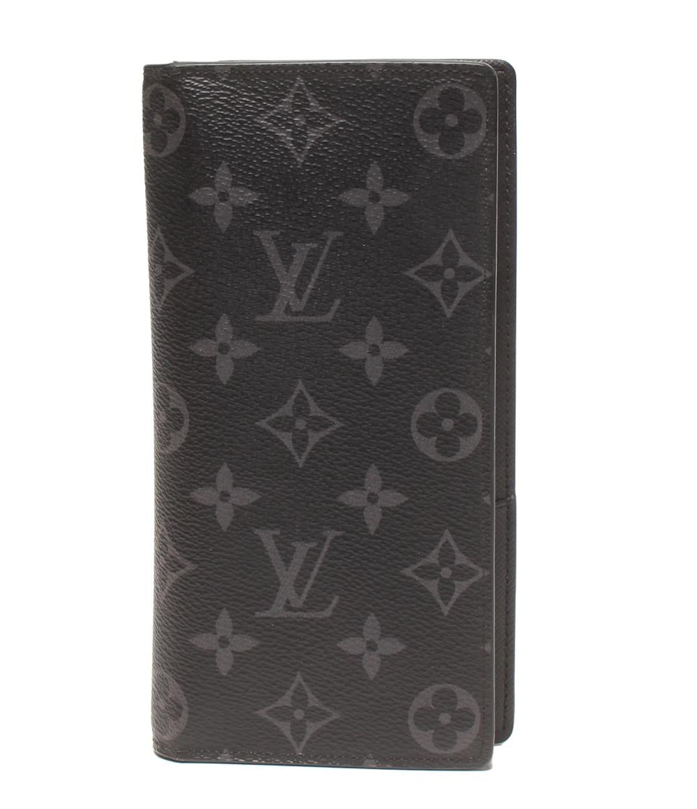LOUIS VUITTON 長財布 ポルトフォイユ・ブラザ モノグラム エクリプス 