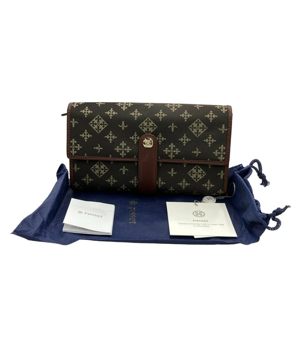 美品 russet ダブルホック 長財布 レディース ラシット