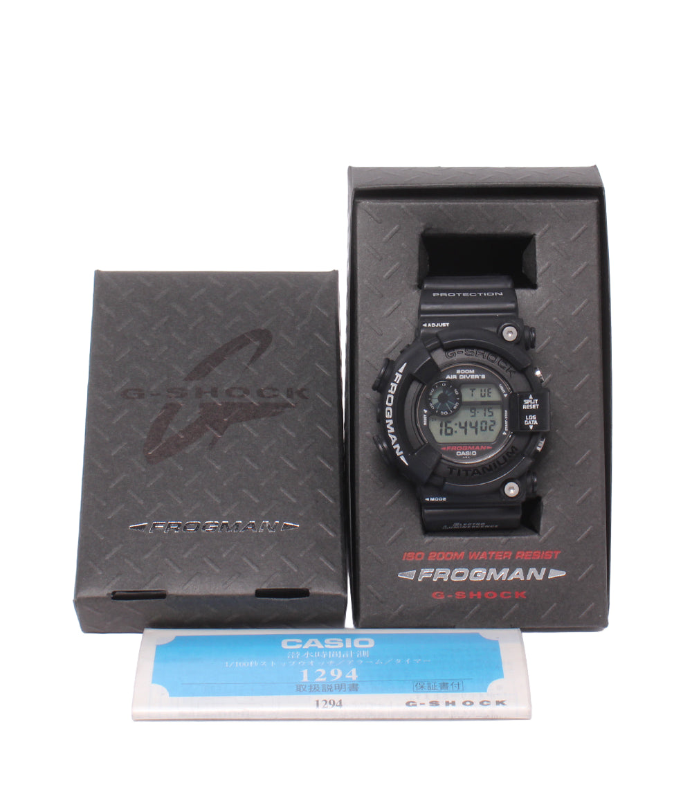 CASIO 腕時計 フロッグマン FROGMAN メンインブラック G-SHOCK クオーツ DW-8200Z-1T メンズ カシオ