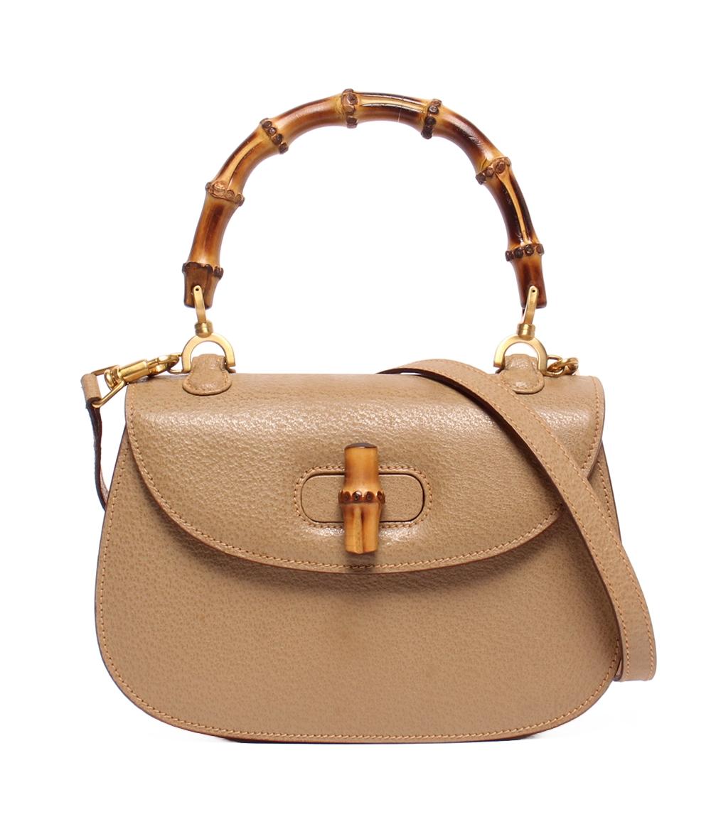 GUCCI 2WAYハンドバッグ ショルダーバッグ 肩掛け バンブー 000 1014