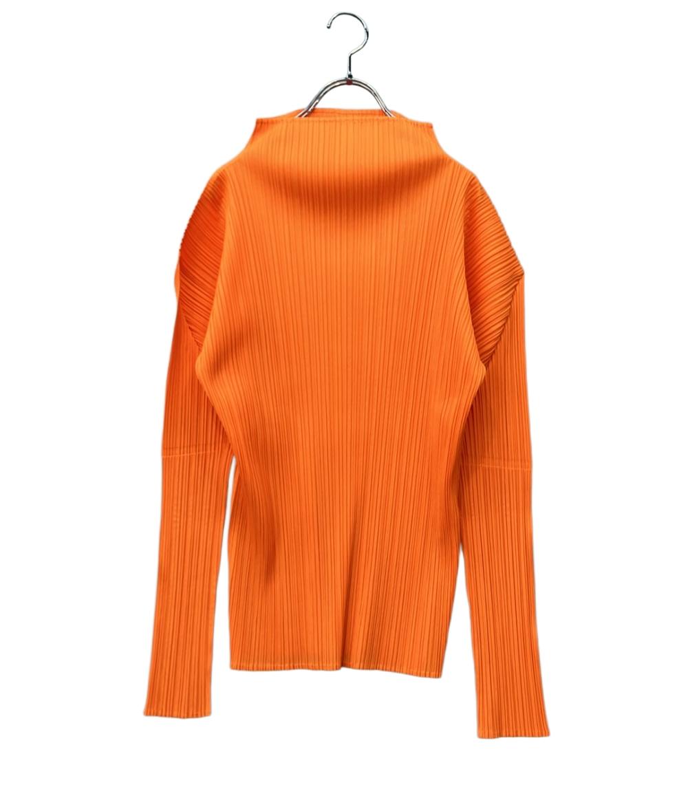PLEATS PLEASE 長袖シャツ ブラウス ハイネック プリーツ レディース