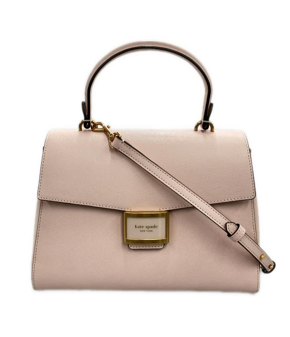 美品 Kate Spade ハンドバッグ ショルダーバッグ 2WAY 斜め掛け レザー 