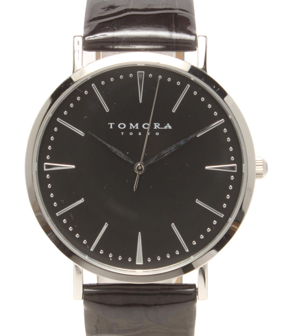 TOMORA TOKYO 腕時計 クオーツ ブラック T-1601 メンズ トモラ