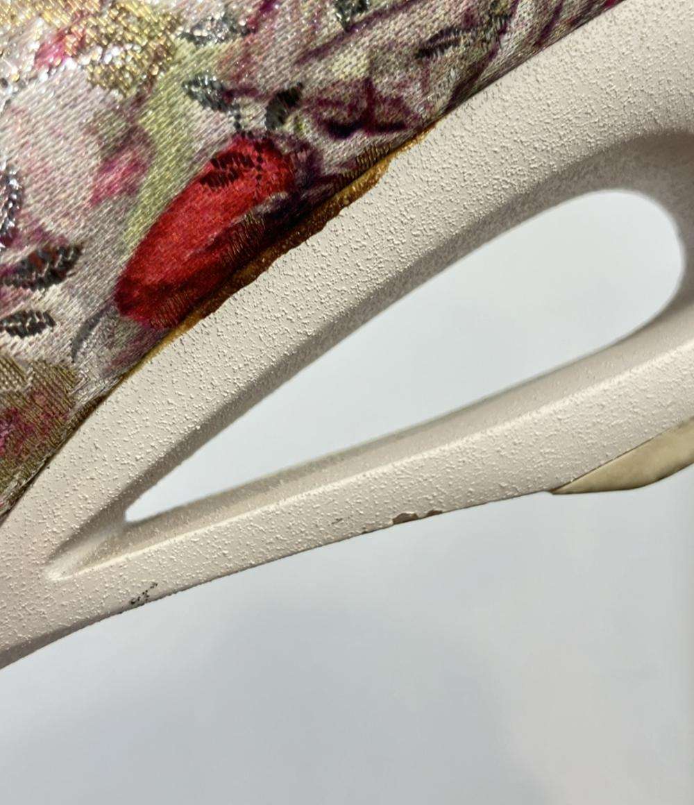 LOUIS VUITTON パンプス 花柄 レディース SIZE 34 22(cm) ルイ・ヴィトン