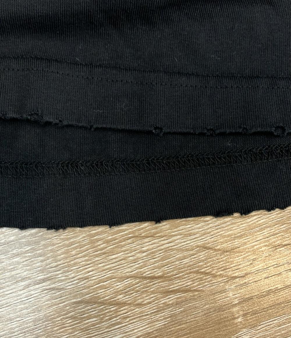 BALENCIAGA 半袖Tシャツ I LOVE CAT ダメージ加工 オーバーサイズ 猫 フォトプリント JT13 641614 TJVG8 1000 メンズ SIZE XXS バレンシアガ