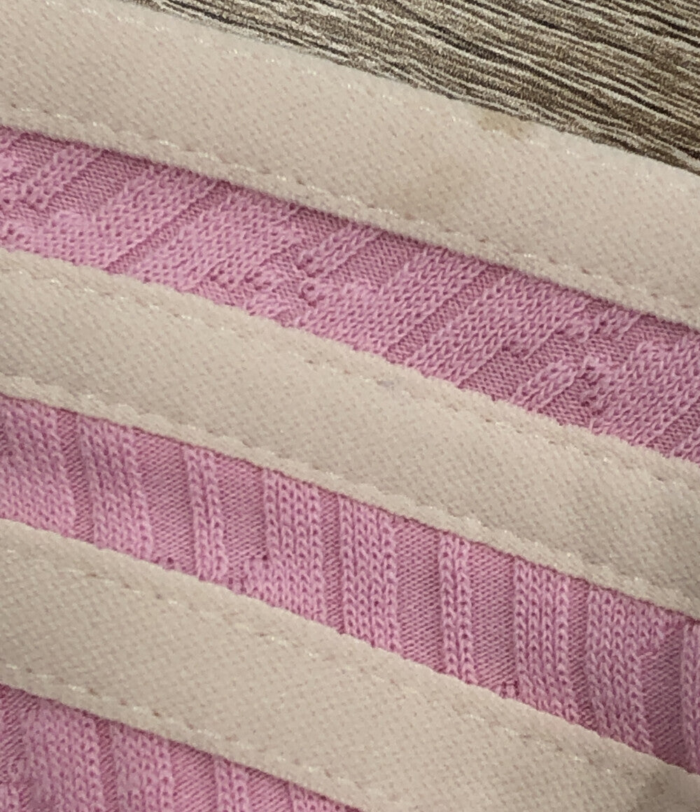アディダス 半袖ニット スリーストライプ IK7845 レディース SIZE XS (XS以下) adidas