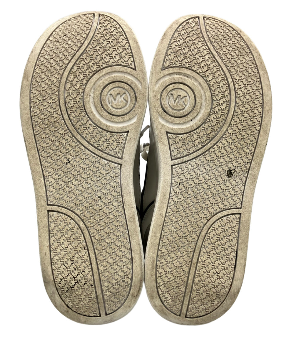 MICHAEL KORS ローカット厚底スニーカー ヘイズ レオパードプリント カーフヘア 43T4HYFS1H レディース SIZE US 7.5 マイケルコース