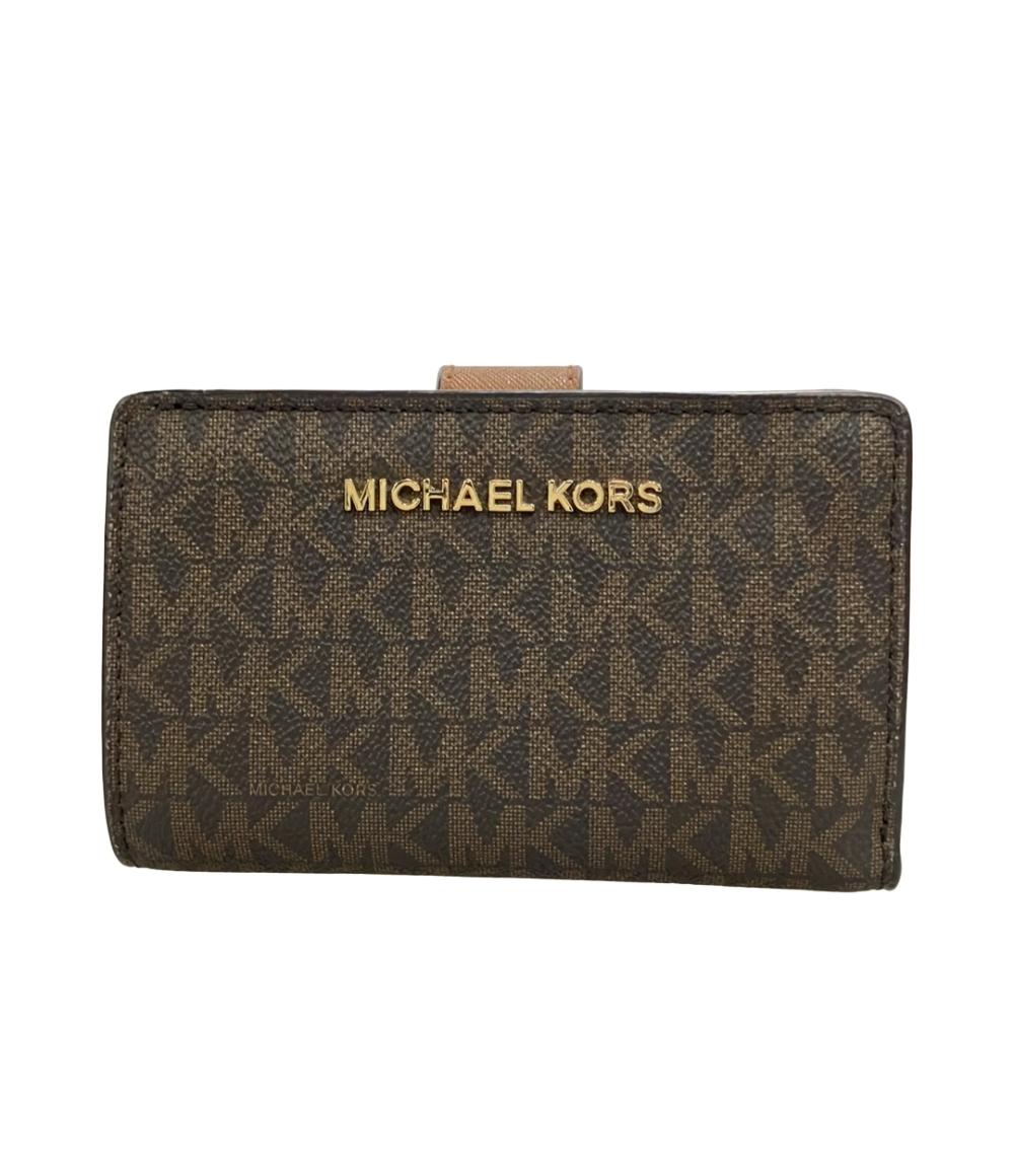 MICHAEL KORS 二つ折り財布 MKシグネチャー レディース マイケルコース