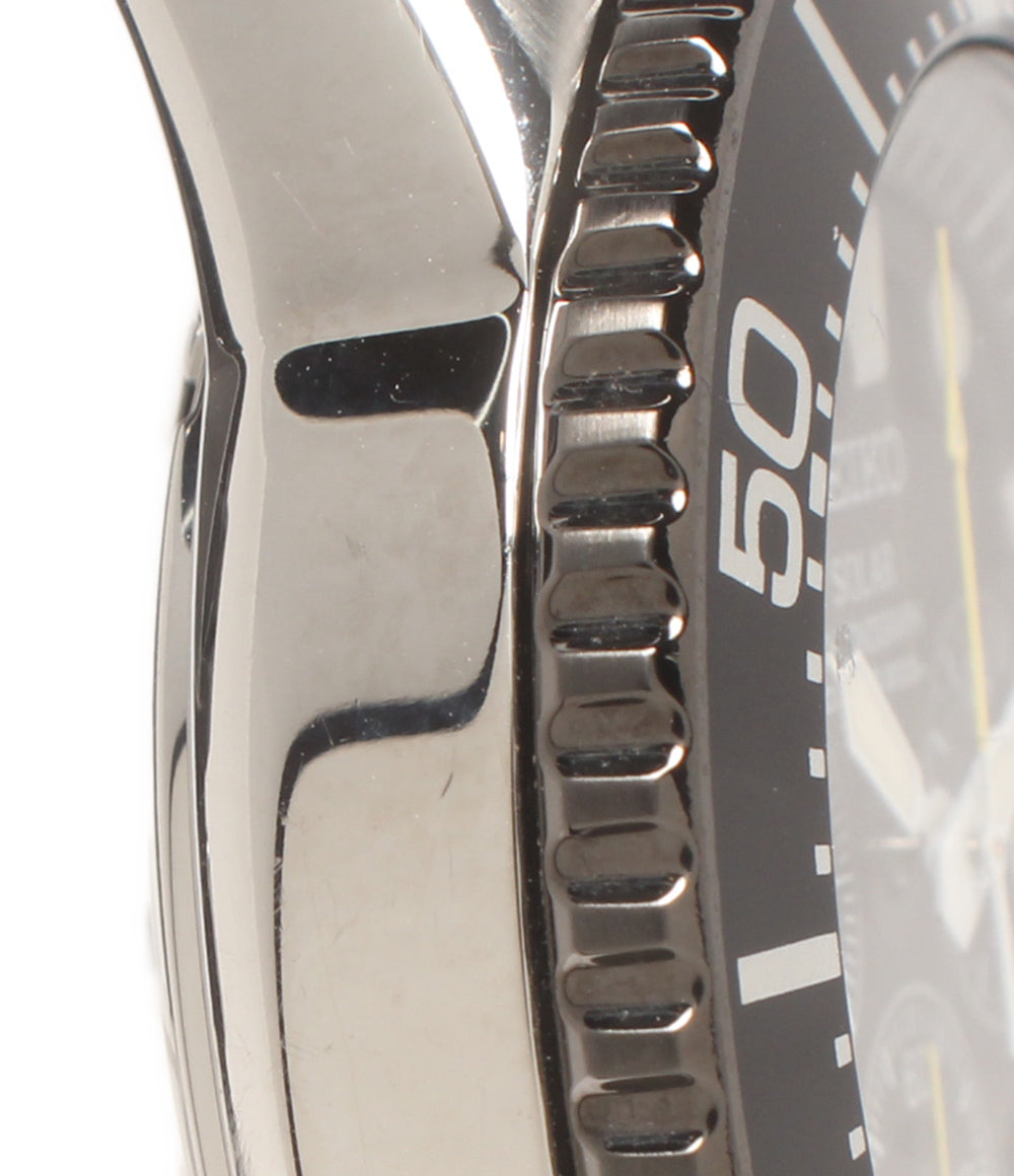 SEIKO 腕時計 ダイバーズ プロスペックス PROSPEX ソーラー ブラック V175-0AD0 レディース メンズ セイコー