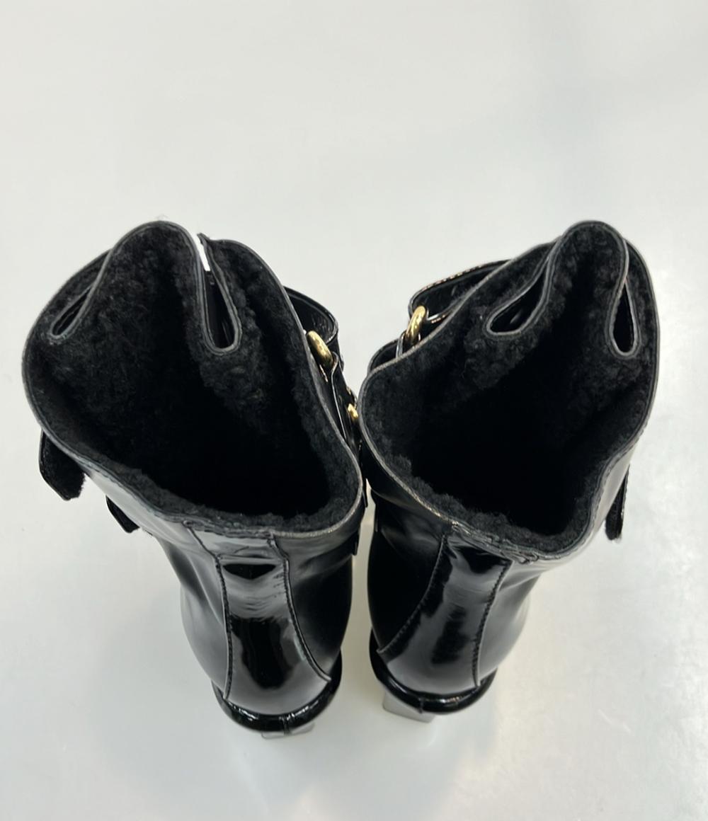 訳あり LOUIS VUITTON ウェッジブーツ レディース SIZE 34 (XS) ルイ・ヴィトン