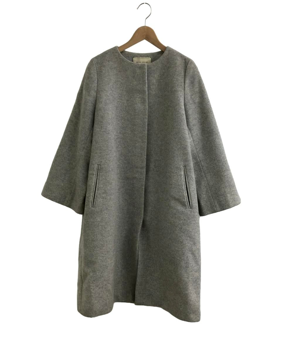【定価53,900円】UNITED ARROWS ノーカラーベルスリーブコート UNITED ARROWS（ユナイテッドアローズ）の「UBCB ノーカラー
