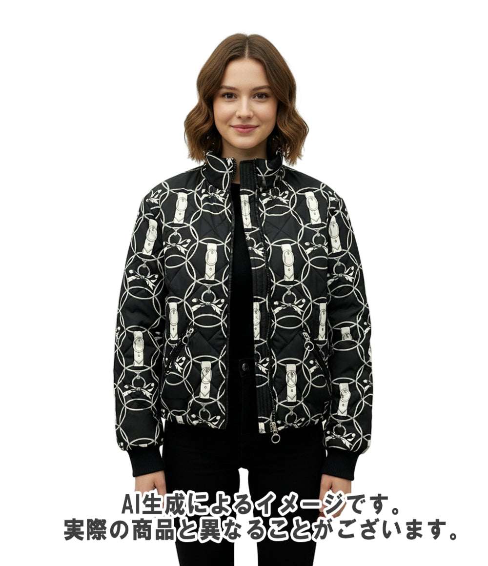 HERMES ダウンジャケット リバーシブル 27-7106 レディース SIZE 40 (S) エルメス
