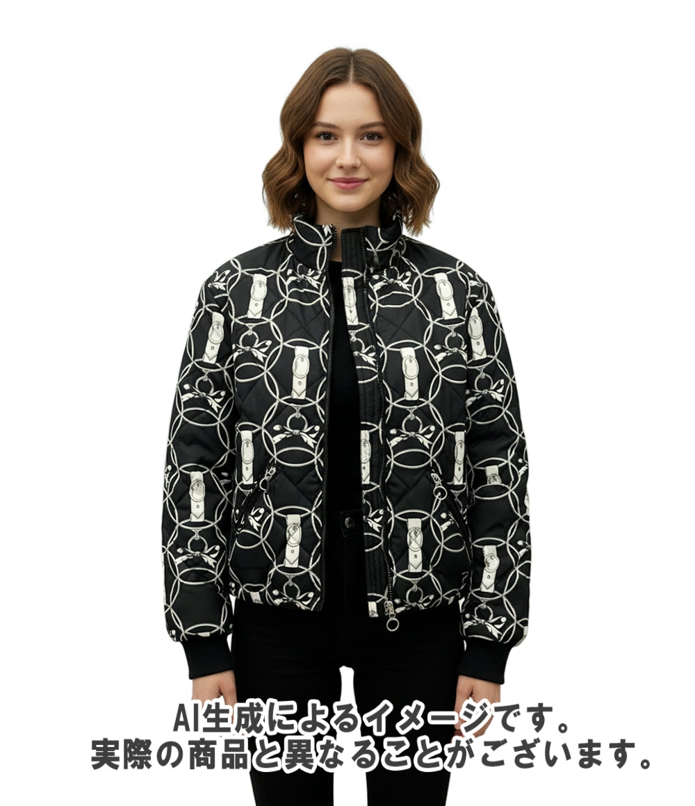 HERMES ダウンジャケット リバーシブル 27-7106 レディース SIZE 40 (S) エルメス