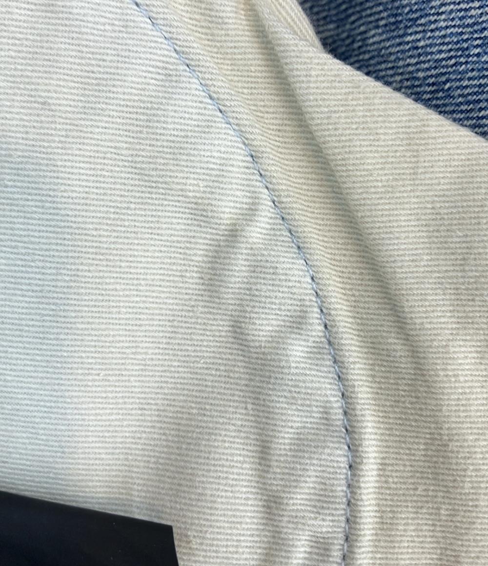 SAINT LAURENT デニムパンツ ダメージ加工 70s CROP DENIM 635895 Y945P レディース SIZE 24 (XS) サンローラン