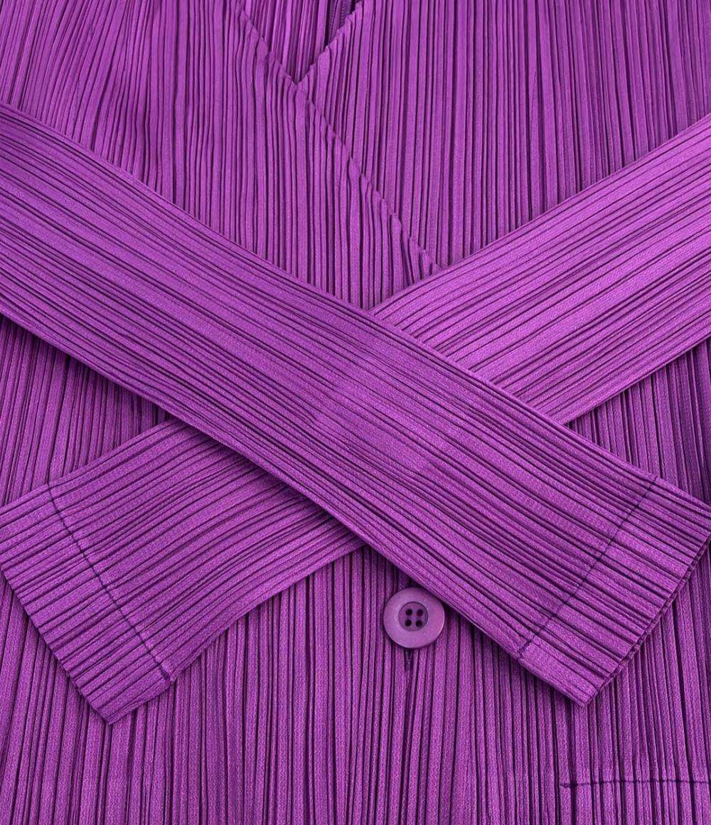 PLEATS PLEASE 長袖 カーディガン レディース SIZE 3 プリーツプリーズ