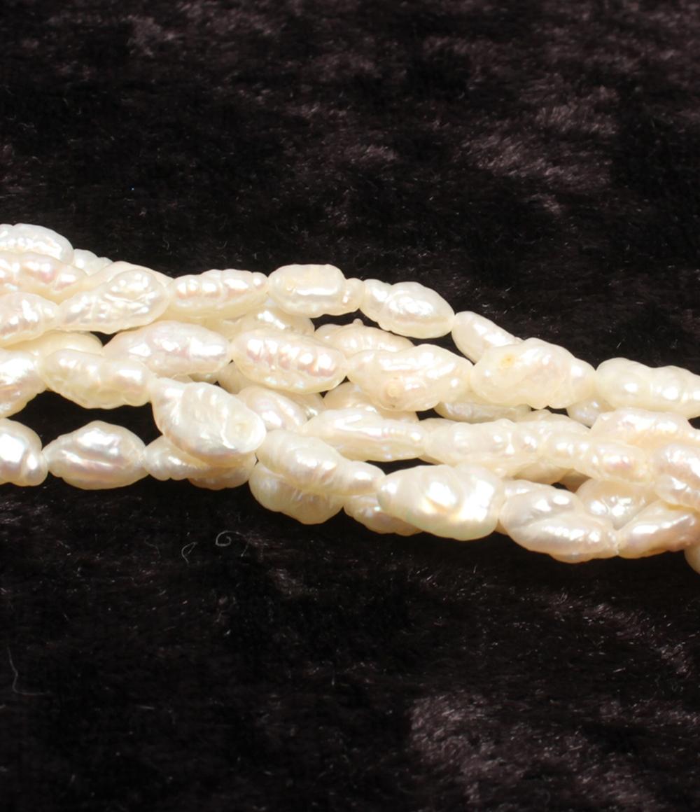 7連ネックレス SV 淡水パール レディース