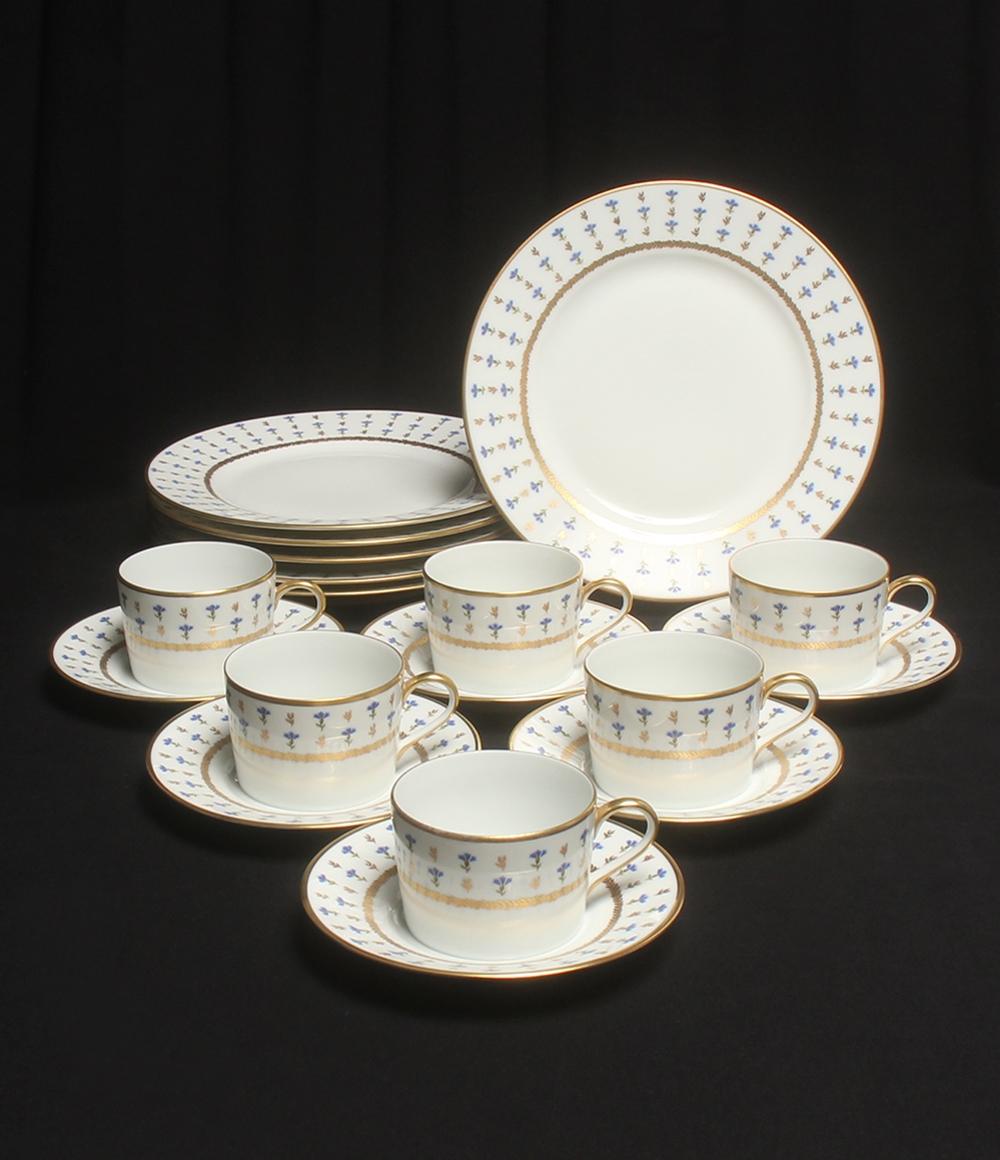 リチャードジノリ クリッパー カップ&ソーサーとプレート 4セット