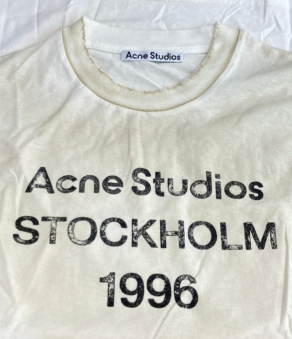 Acne Studios 半袖 スプレー加工ロゴTシャツ ダメージ加工 FN-UX-TSHI000013 メンズ SIZE XS (X) アクネ ストゥディオズ