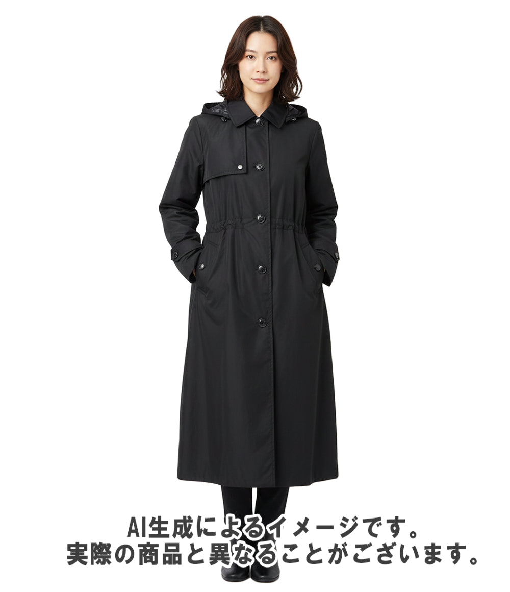 MONCLER ダウンコート TAMARISSIERE ベルト フード付き スナップボタン レディース SIZE 0 (XS) モンクレール
