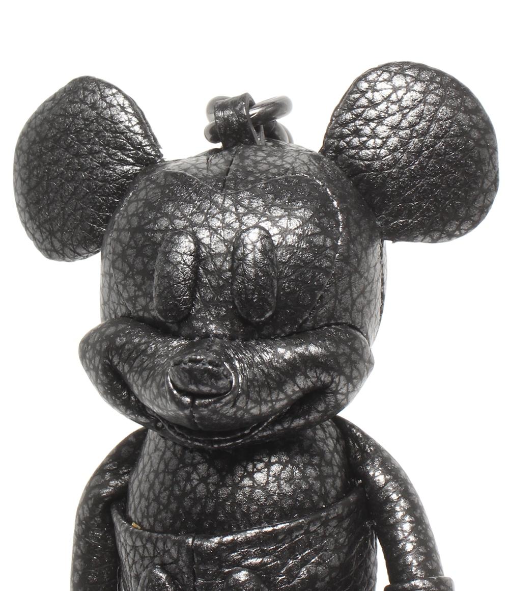 美品 COACH Disney チャーム キーリング キーホルダー ミッキーマウス レザー レディース コーチ ディズニー