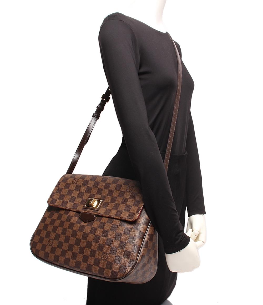 ルイ・ヴィトン ショルダーバッグ ゴールド金具 ブザス・ローズベリー ダミエ エヌベ N41178 廃番 レディース LOUIS VUITTON