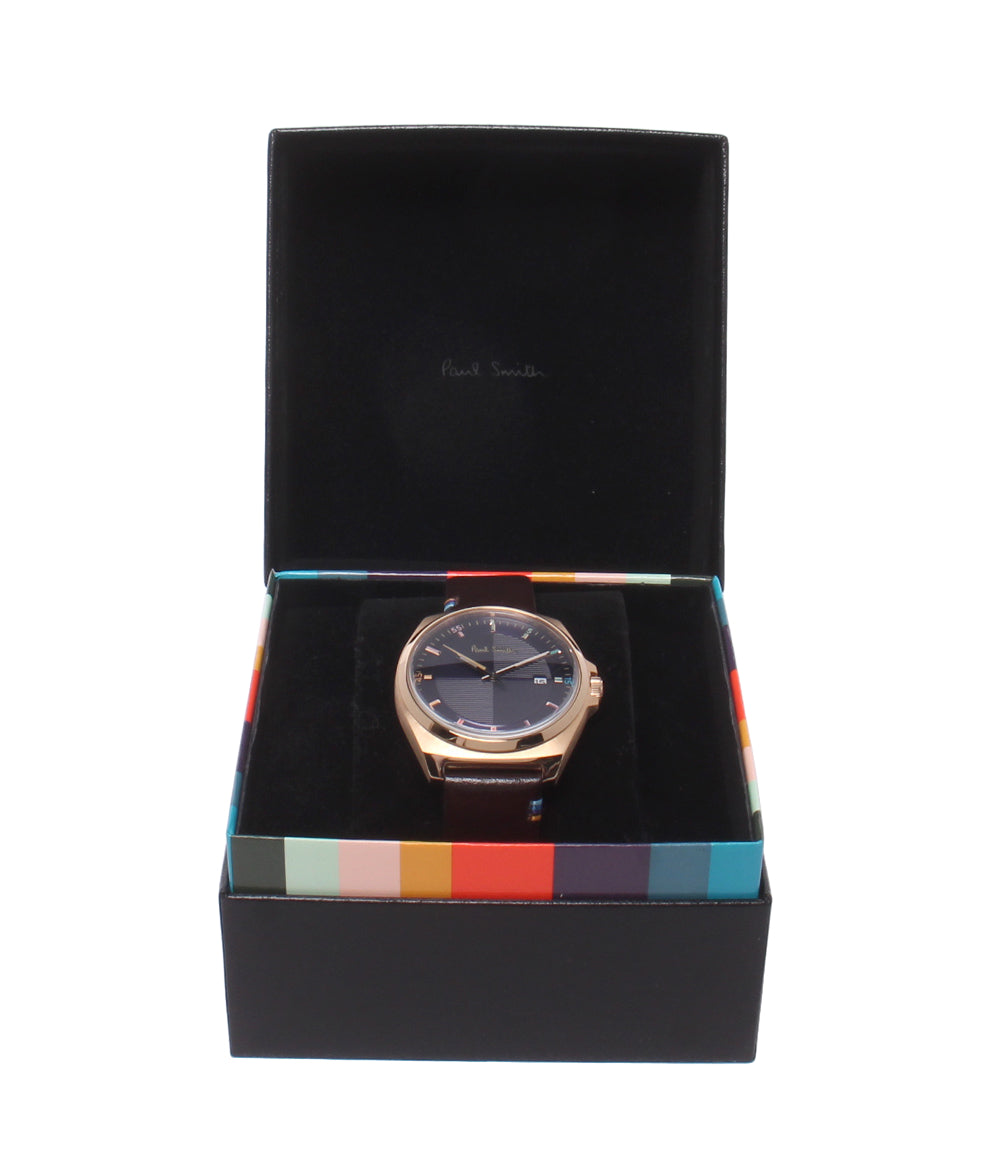 Paul Smith 腕時計 クローズド アイズ クオーツ ブルー BV1-224-70 メンズ ポール・スミス