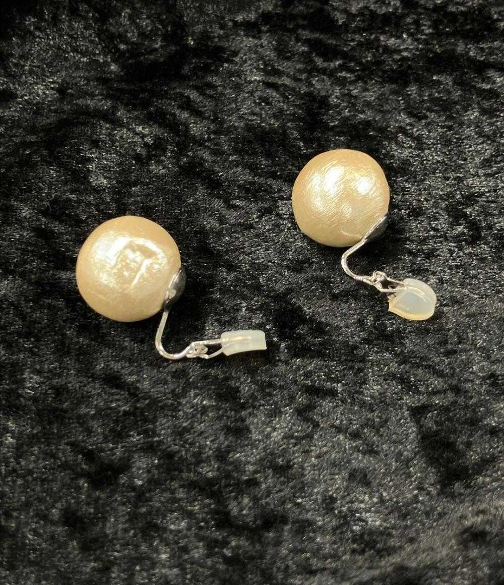 プティローブノアー 6連ネックレス イヤリング コットンパール 2点セット レディース petite robe noire