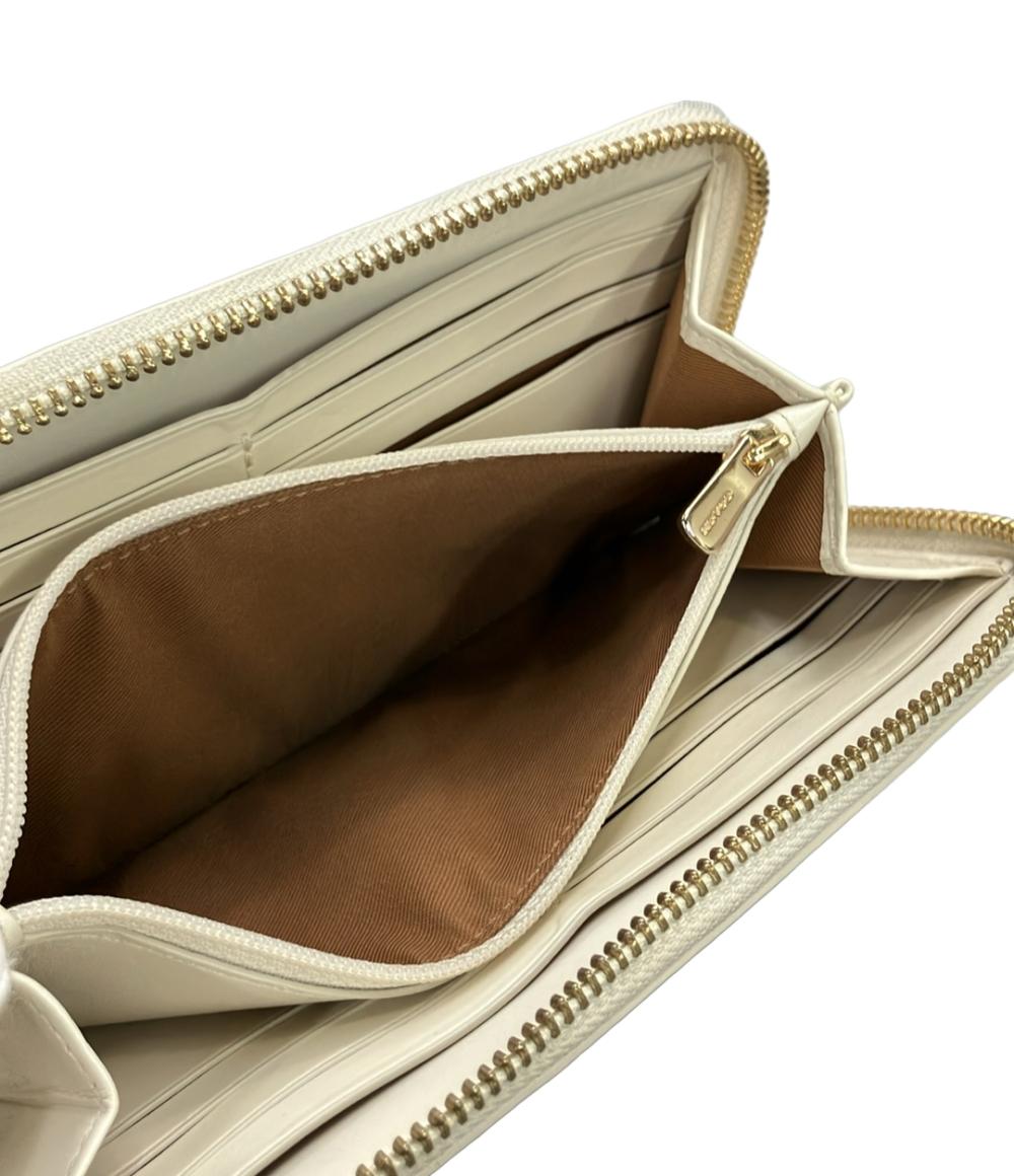 コーチ ラウンドファスナー長財布 シグネチャー レディース COACH