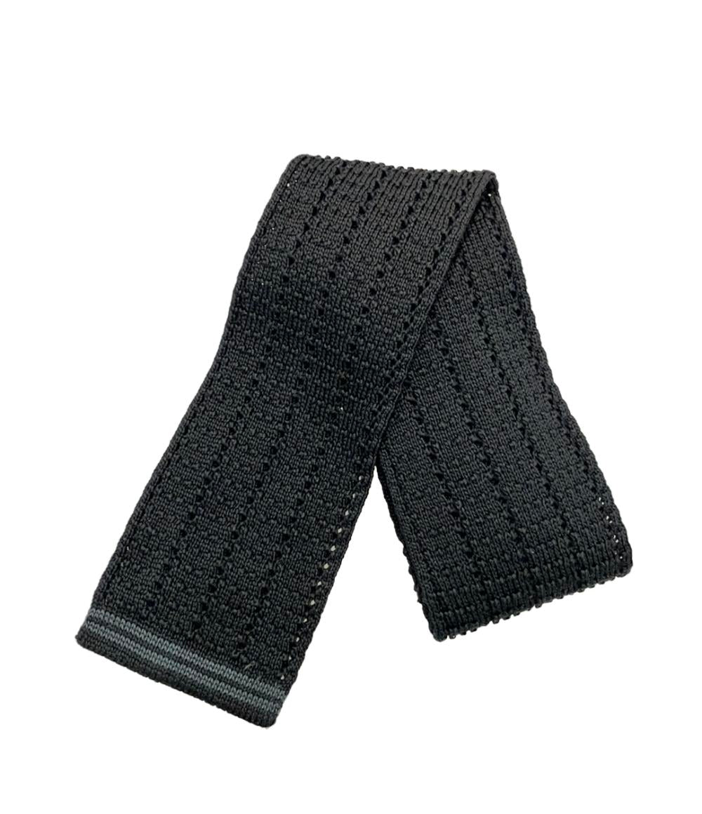 美品 HERMES ネクタイ ニットタイ シルク 100% メンズ エルメス