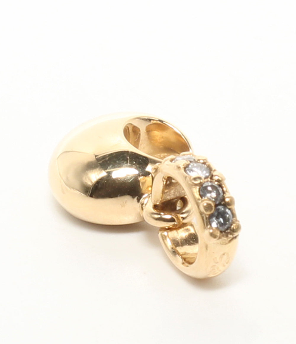 美品 STAR JEWELRY ペンダントトップ K18 ダイヤ 0.075ct レディース スタージュエリー