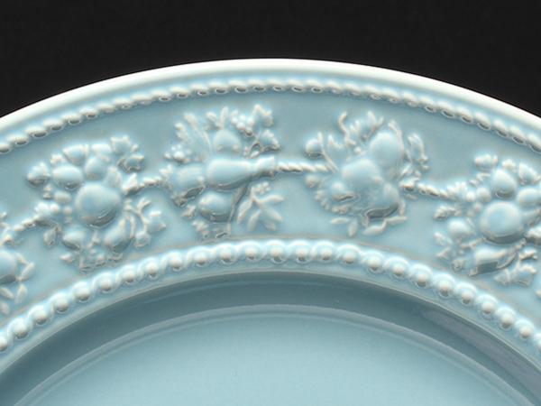 美品 ウエッジウッド プレート 大皿 27cm フェスティビティ ブルー WEDGWOOD