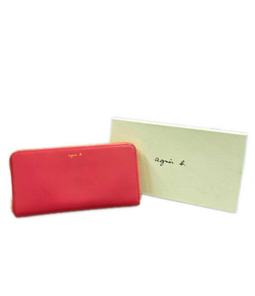 agnes b. ラウンドファスナー長財布 レディース アニエスベー