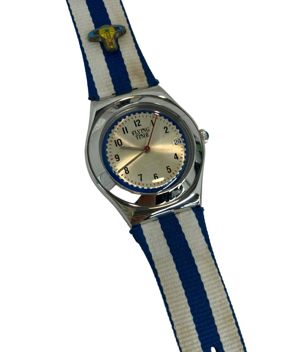 Swatch 腕時計 ヴィヴィアンウエストウッドコラボ アイロニー IRONY クオーツ シルバー レディース スウォッチ