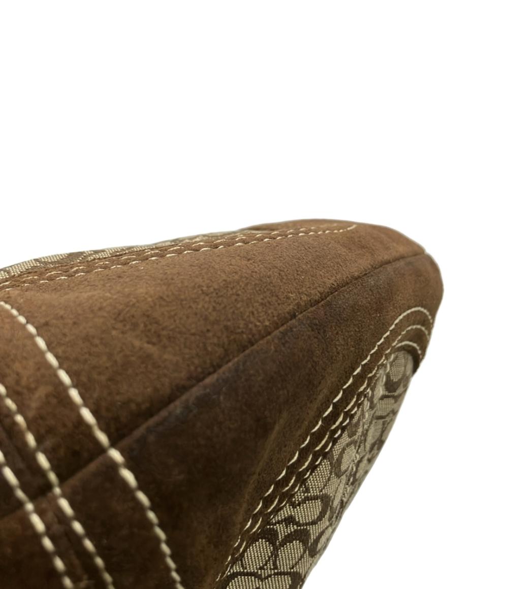 COACH ショルダーバック 肩掛け キャンバス ミニシグネチャー 2154 レディース コーチ