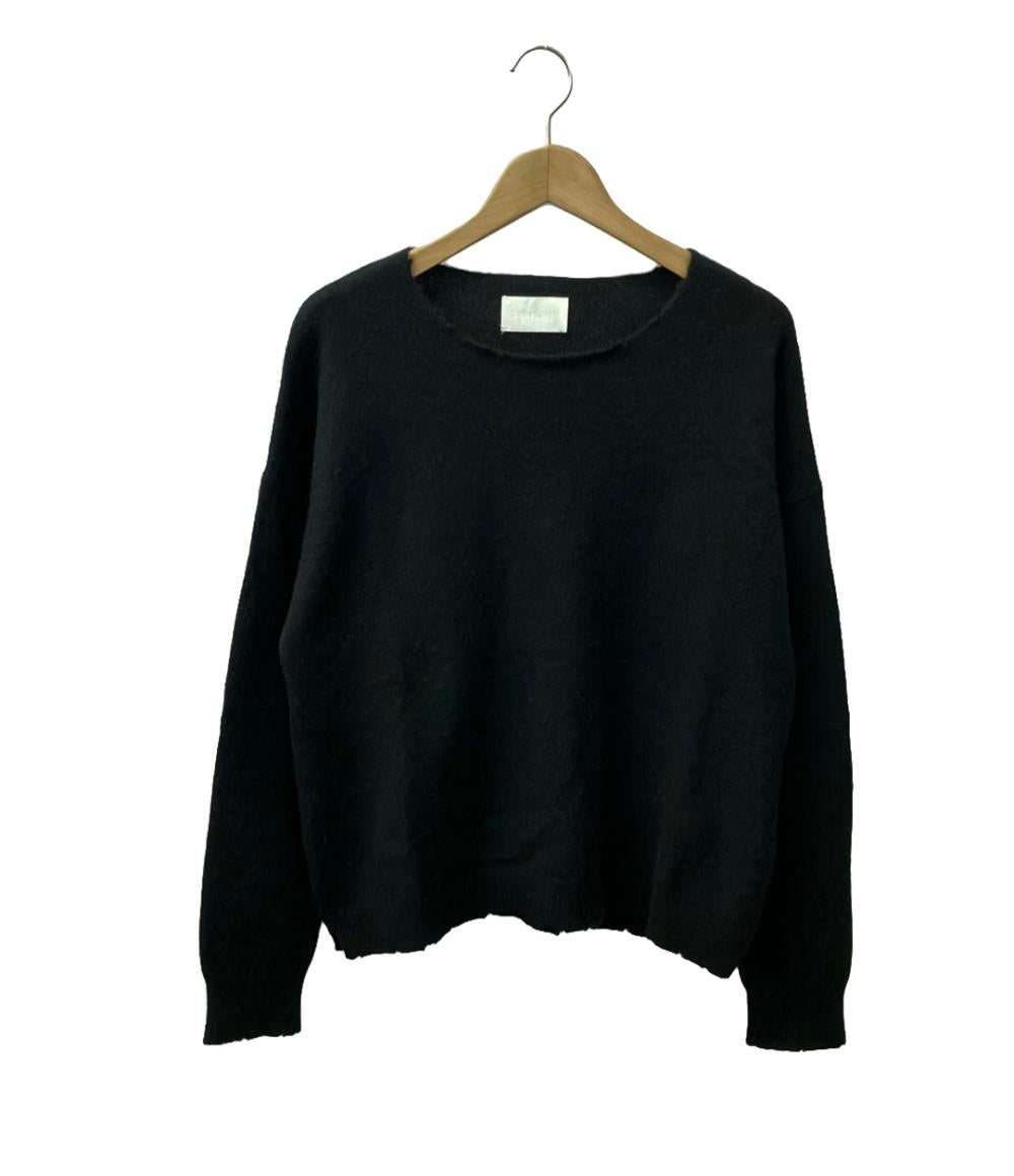 ザディグエヴォルテール 長袖ニット エルボーパッチ カシミヤ100