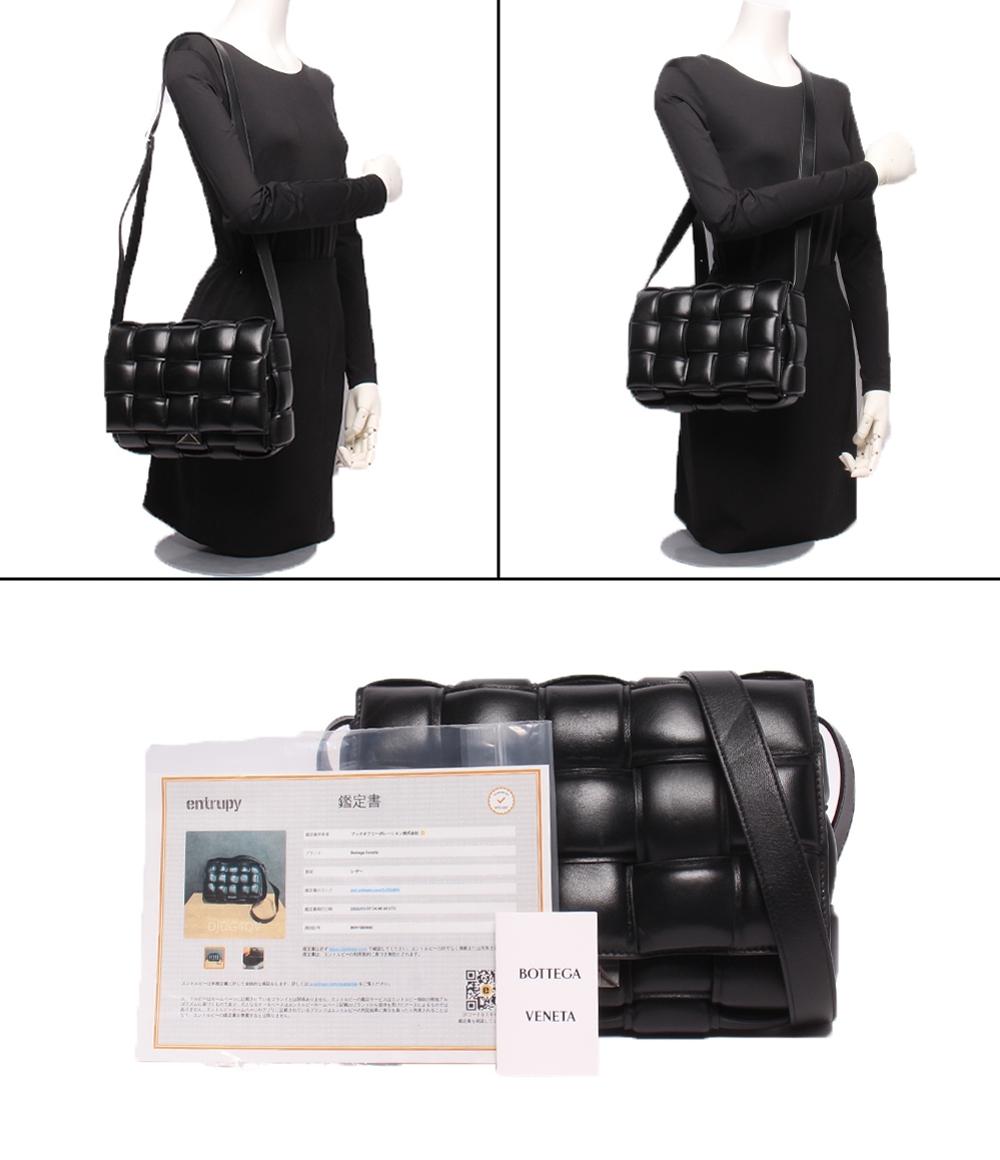 BOTTEGA VENETA ショルダーバッグ 斜め掛け 肩掛け パデットカセット マキシイントレチャート 591970 VCQR1 レディース ボッテガ・ヴェネタ