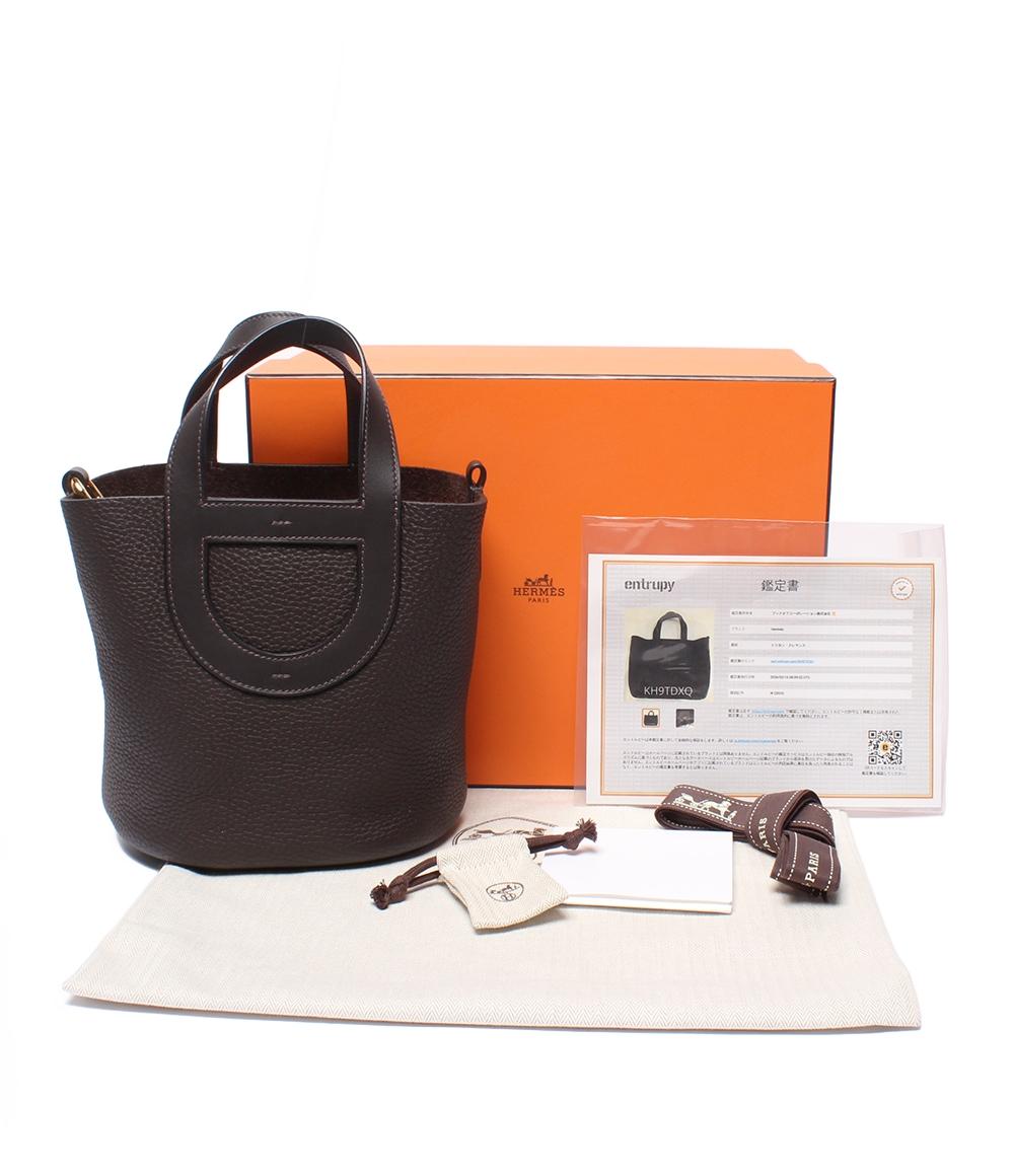美品 HERMES ハンドバッグ W刻印 トリヨンクレマンス インザループ18 レディース エルメス