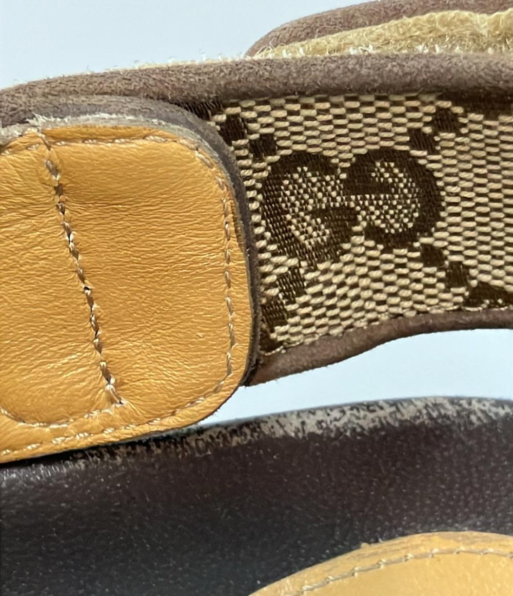 GUCCI サンダル GGキャンバス レディース SIZE 36.5 (M) グッチ
