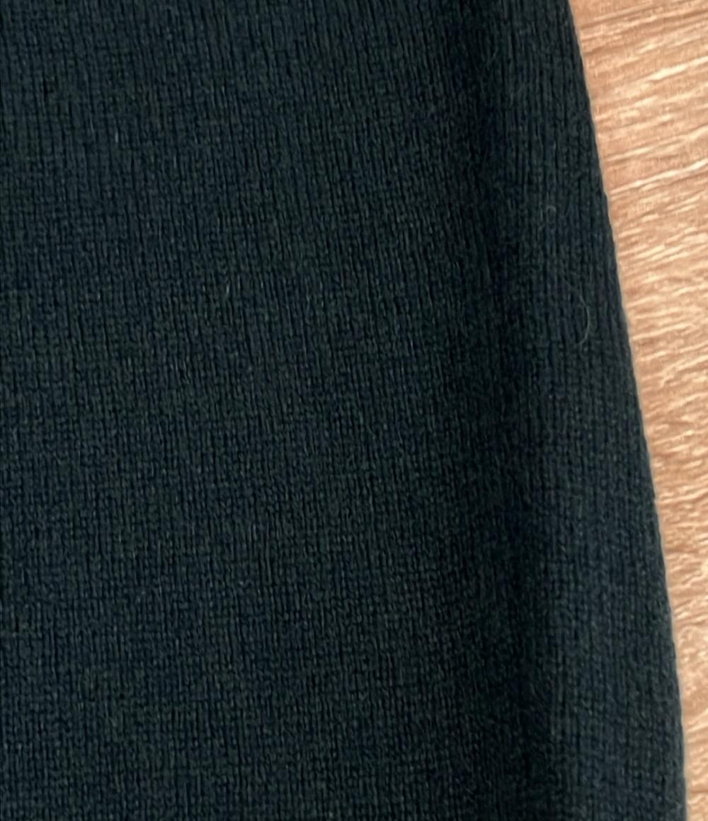 CRUCIANI 長袖ニット 薄手 クールネック グリーン カシミア100% メンズ SIZE 50 (XL) クルチアーニ