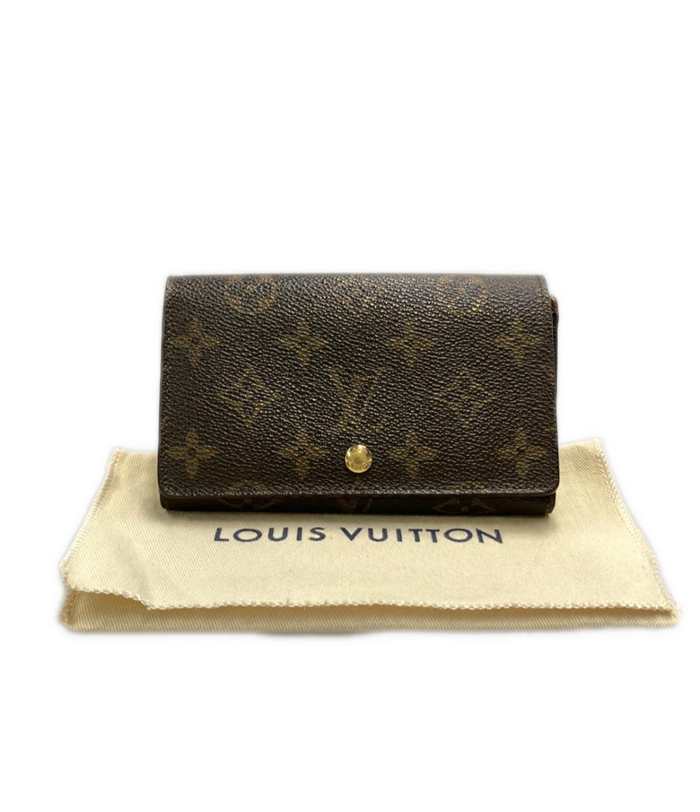 LOUIS VUITTON 二つ折り財布 ポルトモネ ビエ トレゾール モノグラム M61730 レディース ルイ・ヴィトン