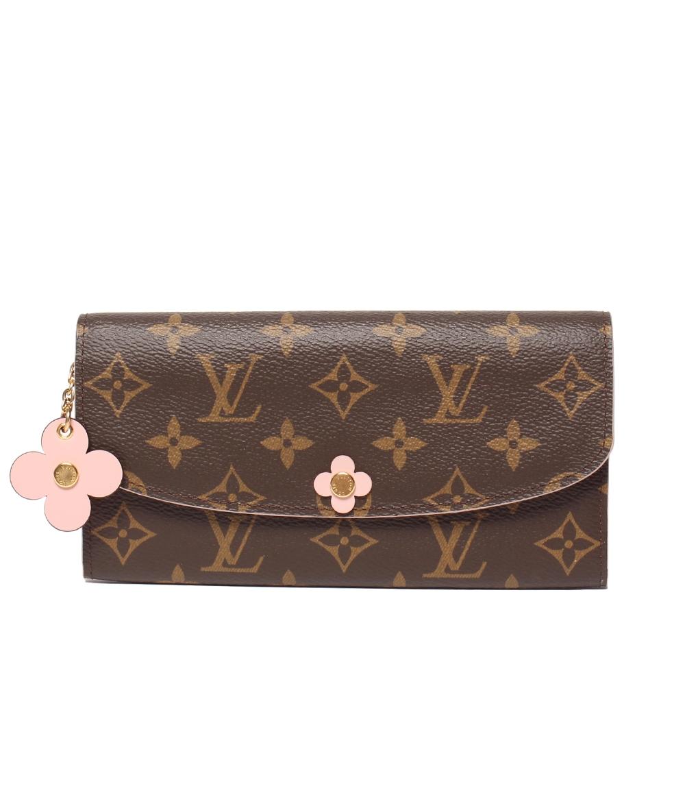 ルイヴィトン ポルトフォイユエミリー モノグラム フューシャ 長財布 LOUIS VUITTON ルイヴィトン財布 レディース 長財布 モノグラム
